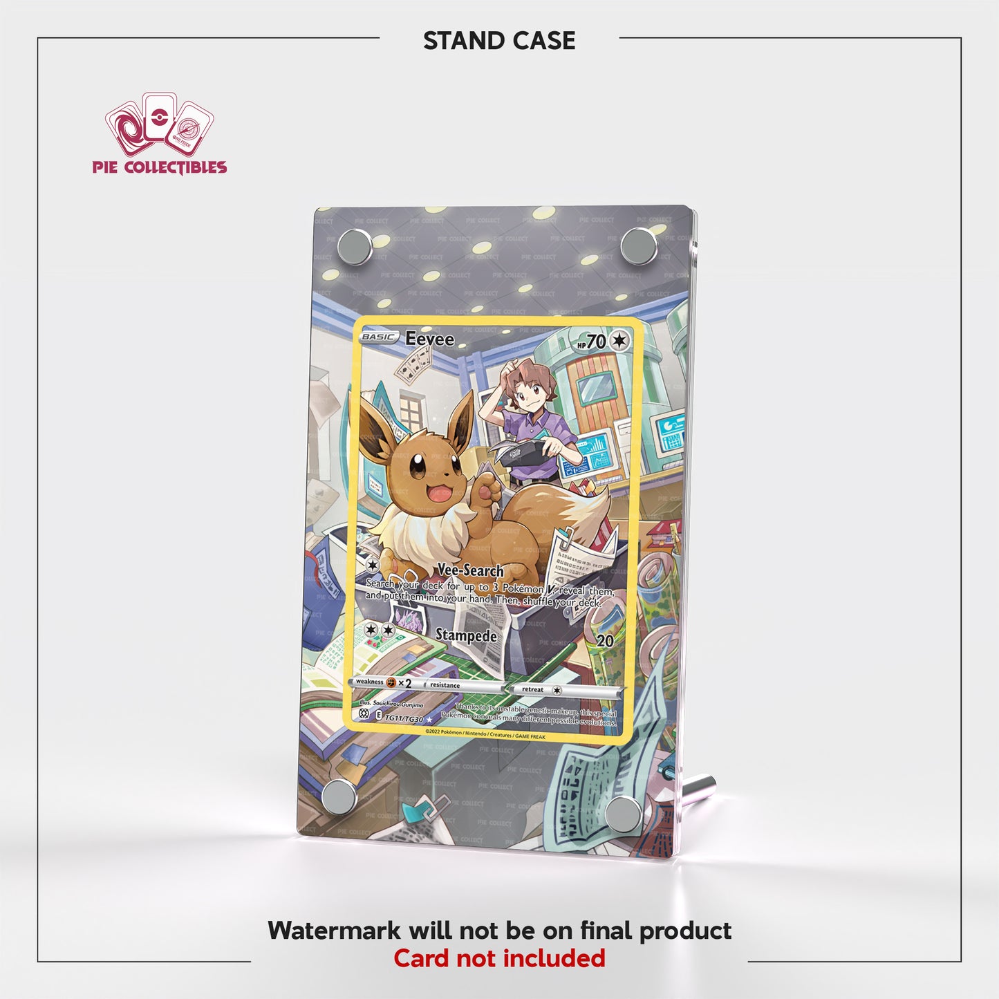 Eevee - TG11/TG30 - Brilliant Stars - Extended Art Display Case