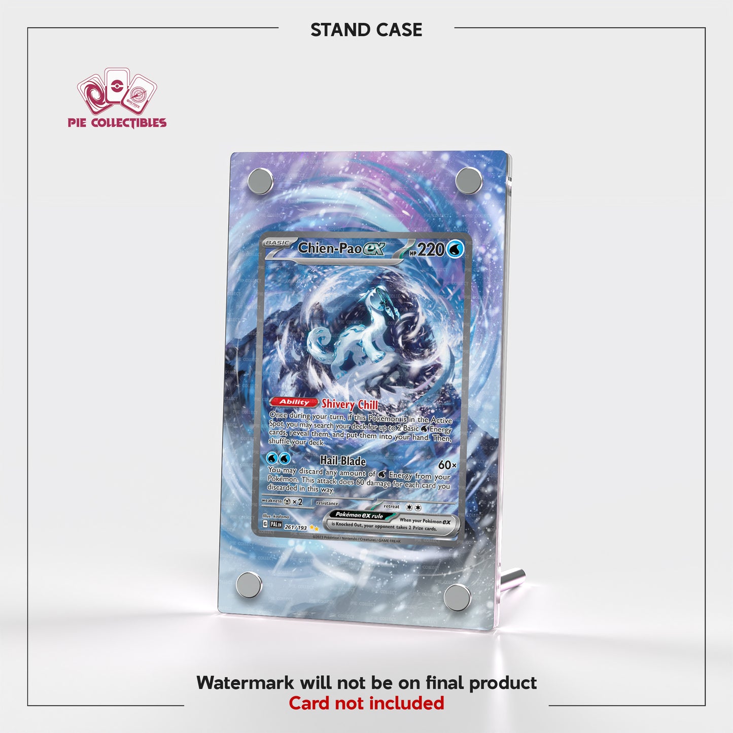 Chien-Pao EX - 261/193 - Paldea Evolved - Extended Art Display Case