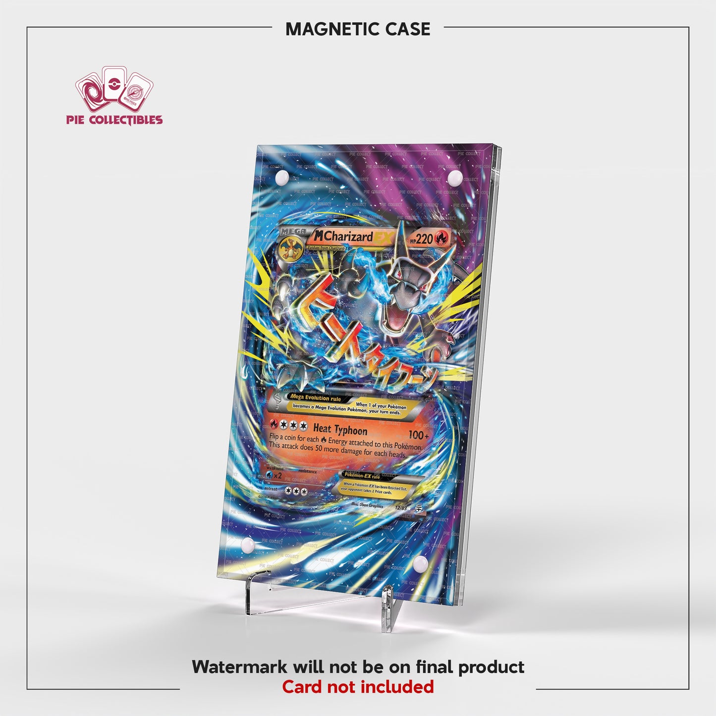 M Charizard EX - 12/83 - Generations - Extended Artwork Display Case