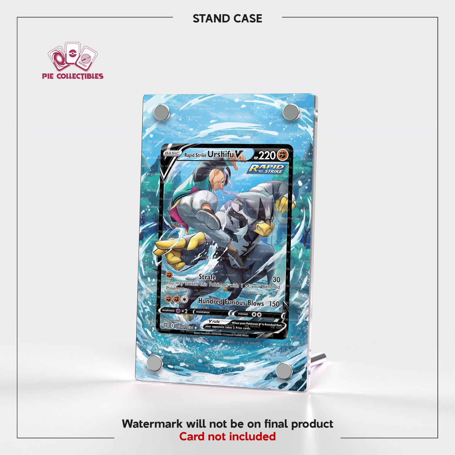 Rapid Strike Urshifu VMAX - TG20/TG30 - Brilliant Stars - Extended Art Display Case