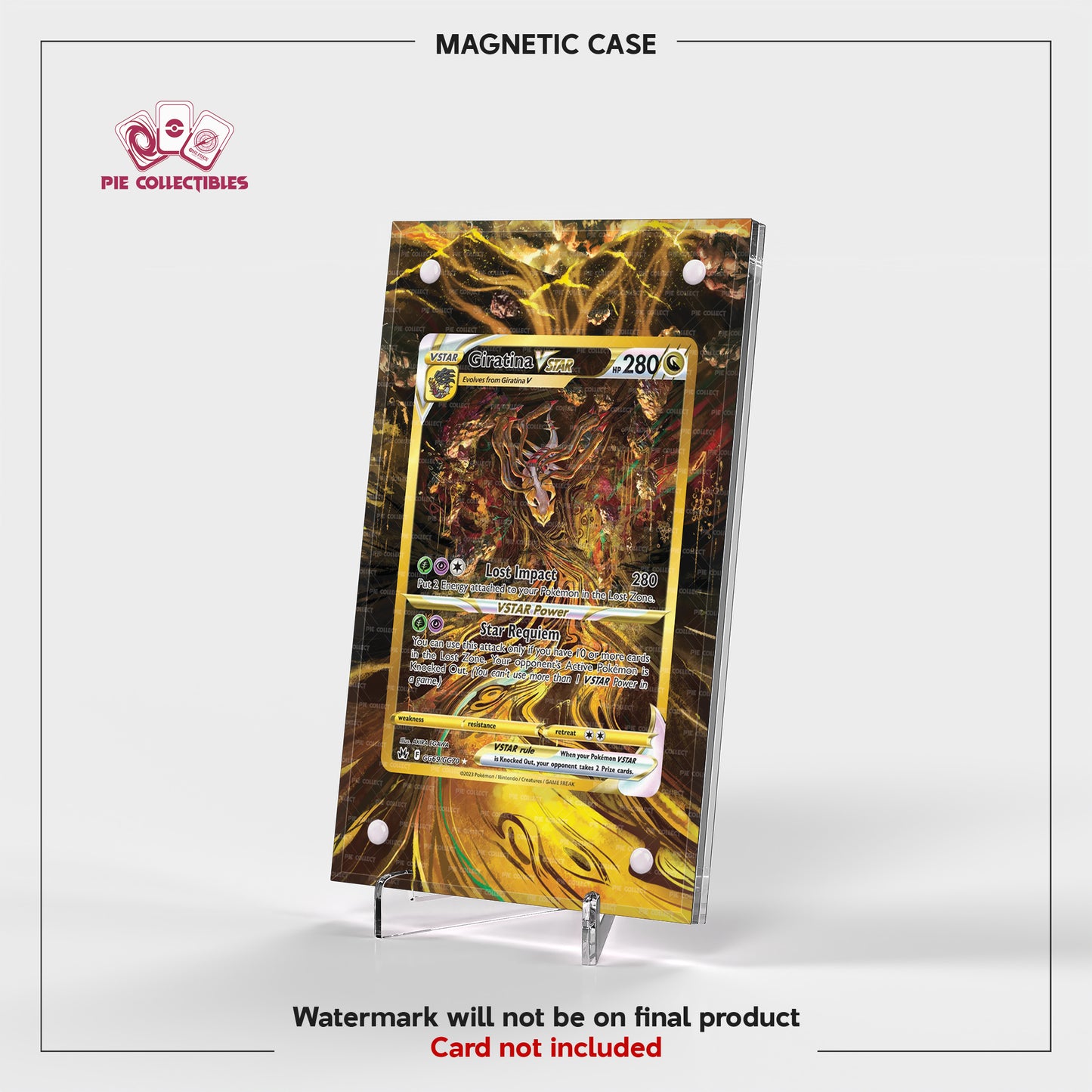 Giratina VSTAR - GG69/GG70 - Crown Zenith - Extended Artwork Display Case