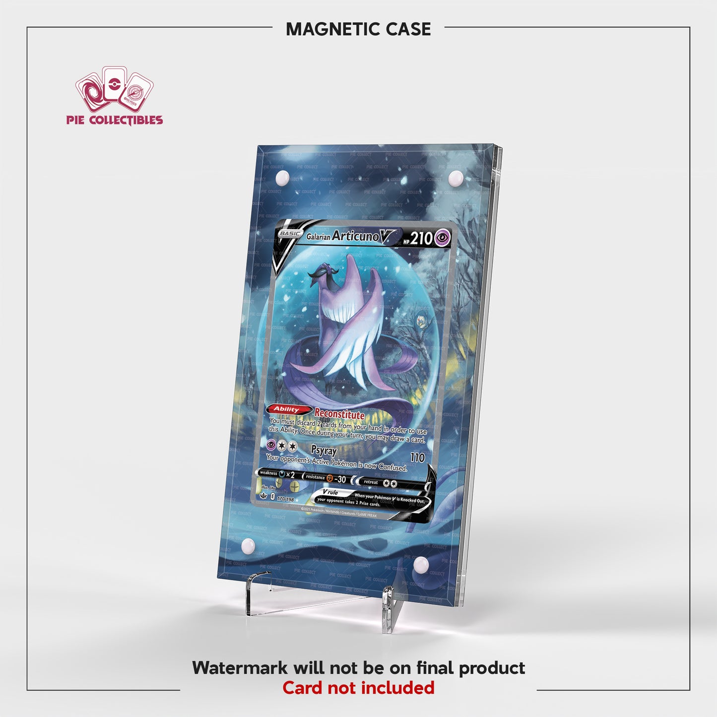 Galarian Articuno V - 170/198 - Chilling Reign - Extended Art Display Case