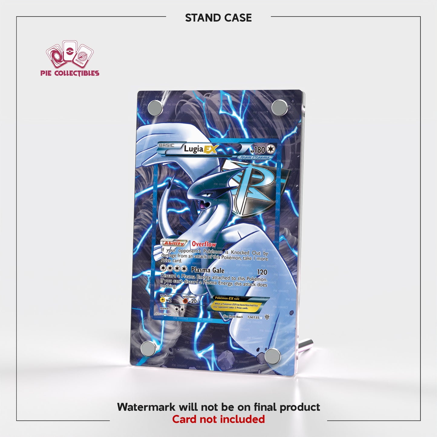 Lugia EX - 134/135 - Plasma Storm - Extended Art Display Case