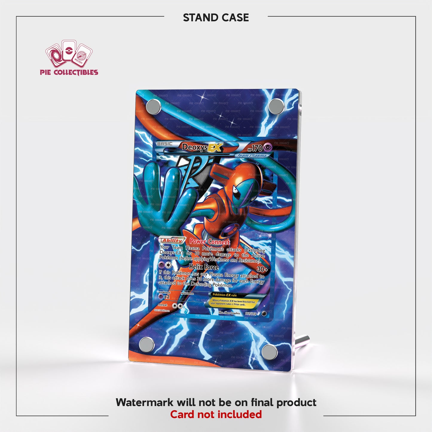 Deoxys EX - 111/116 - Plasma Freeze - Extended Art Display Case