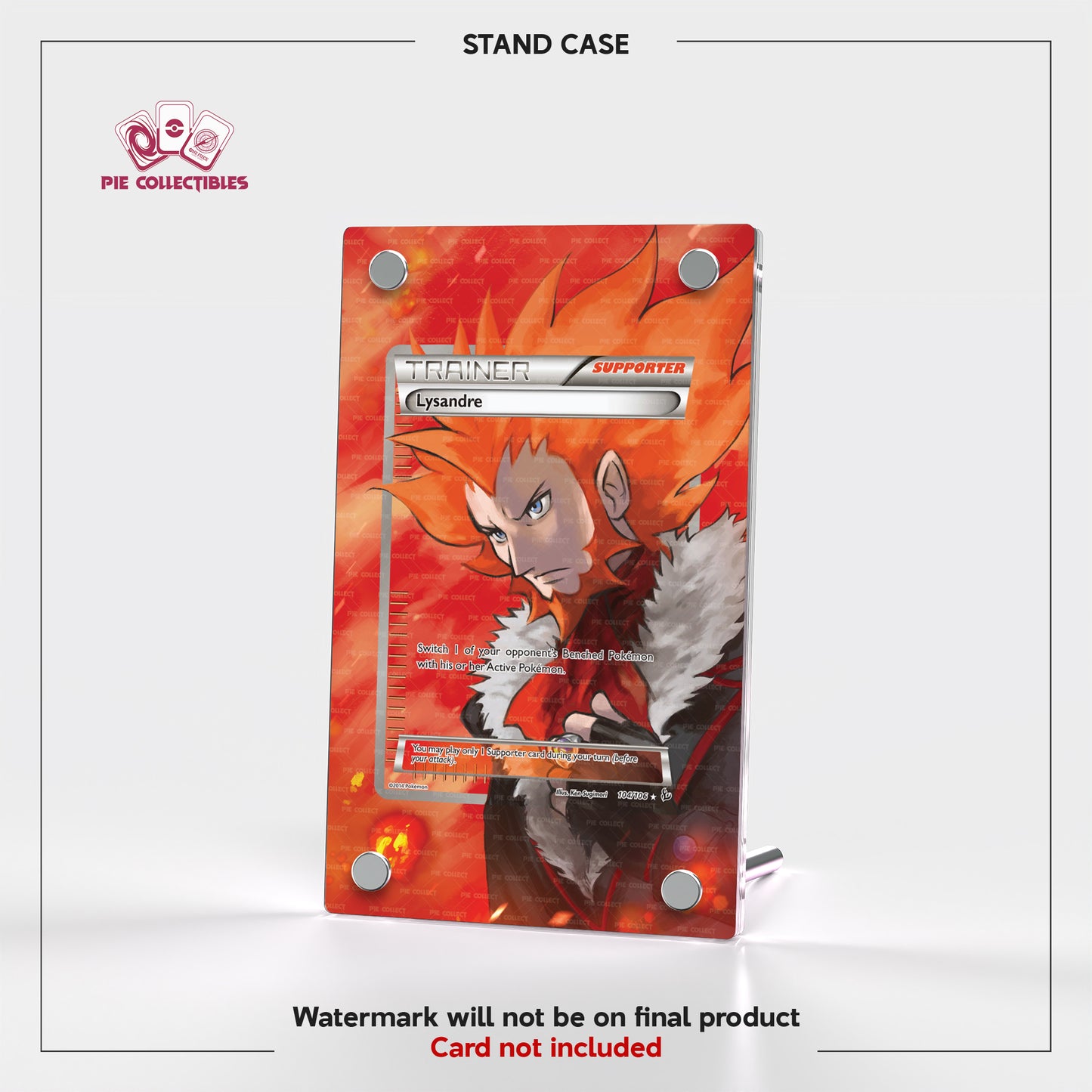 Lysandre - 104/106 - Flashfire - Extended Art Display Case
