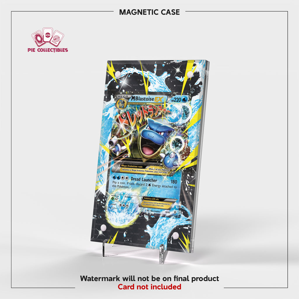 M Blastoise EX - 18/83 - Generations - Extended Artwork Display Case