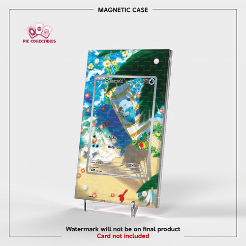 Oshawott - 105/086 - White Flare - Extended Art Display Case
