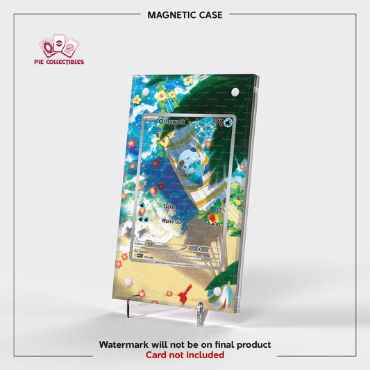 Oshawott - 105/086 - White Flare - Extended Art Display Case