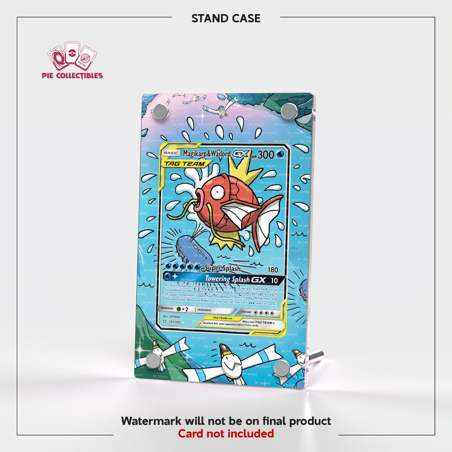 Magikarp & Wailord GX - 161/181 - Team Up - Extended Art Display Case