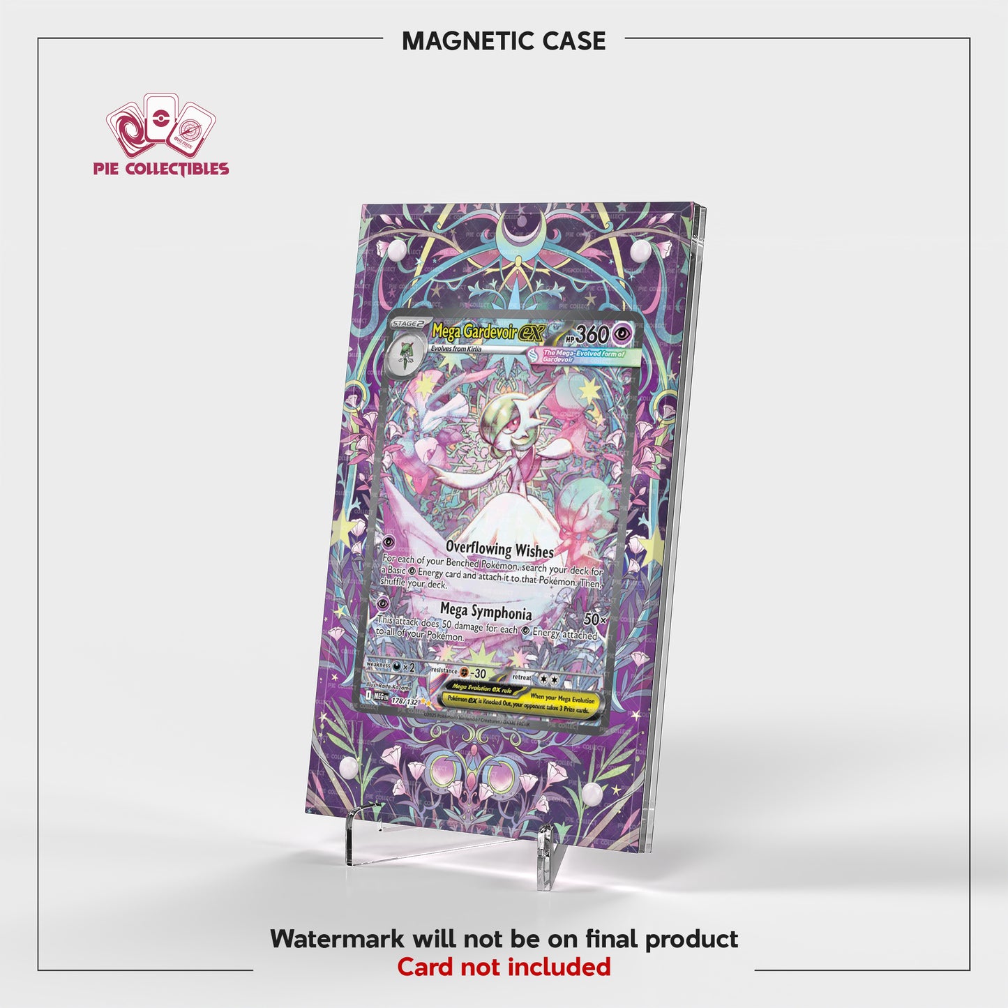 Mega Gardevoir EX - 178/132 - Mega Symphonia - Extended Art Display Case