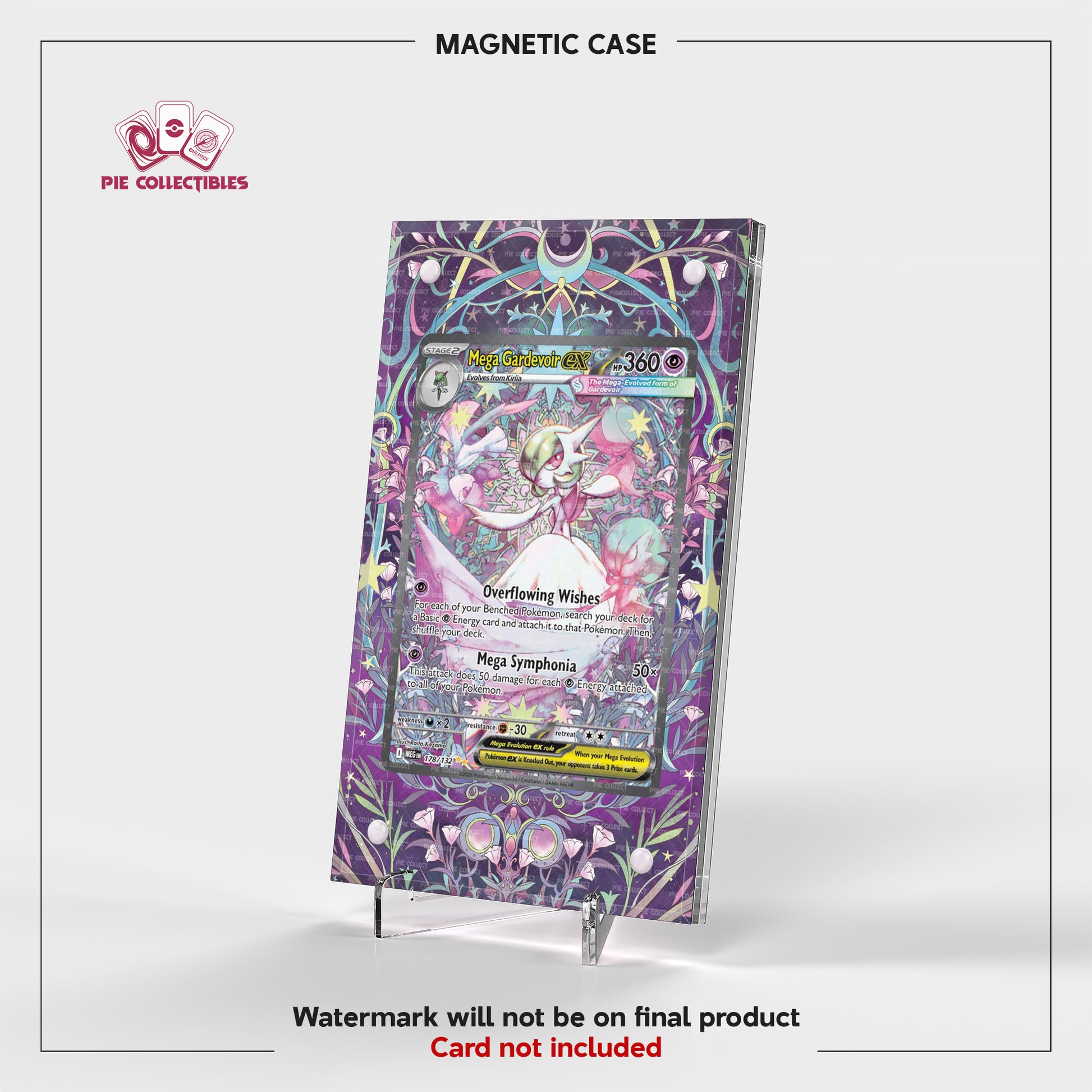 Mega Gardevoir EX - 178/132 - Mega Brave - Extended Artwork Display Case