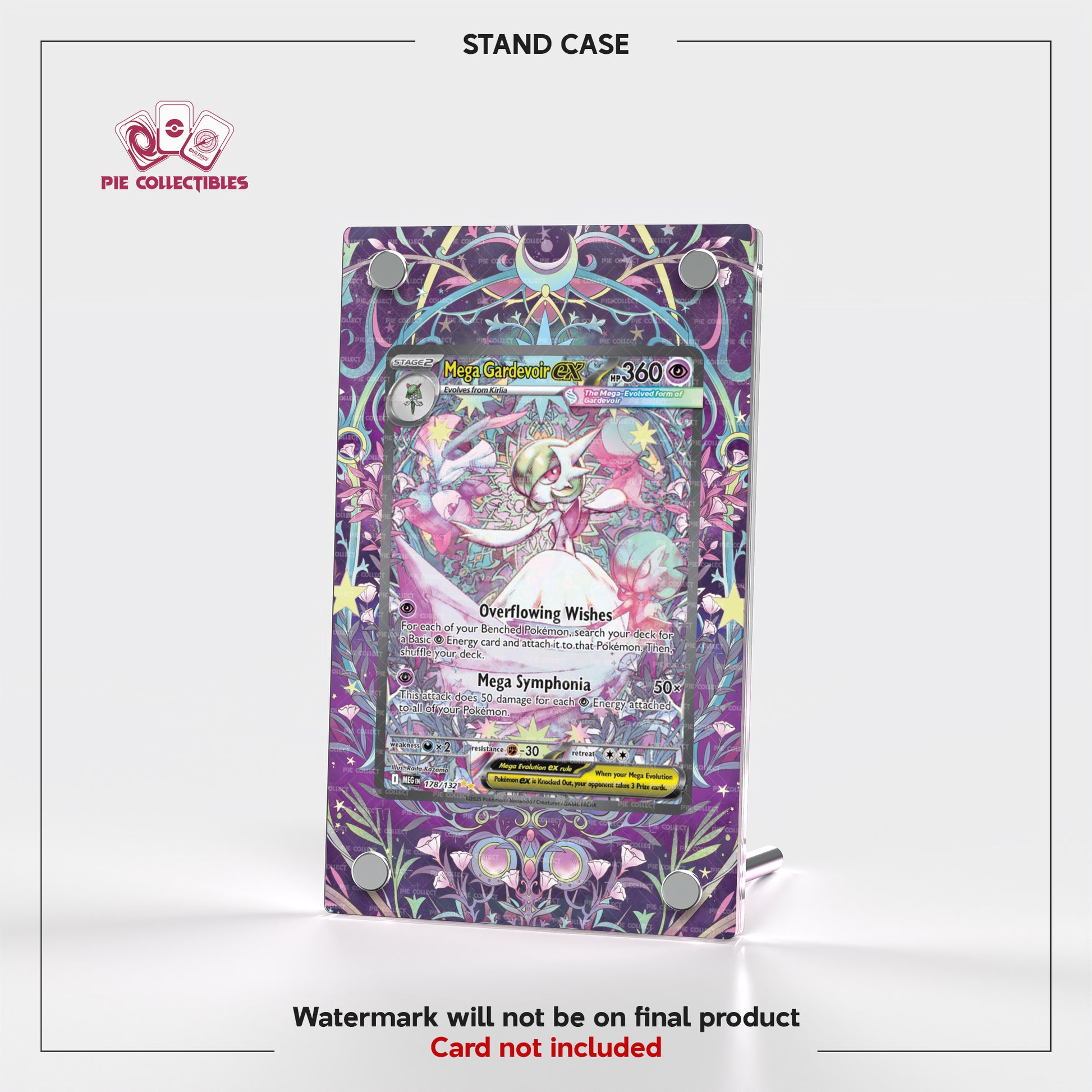 Mega Gardevoir EX - 178/132 - Mega Brave - Extended Artwork Display Case