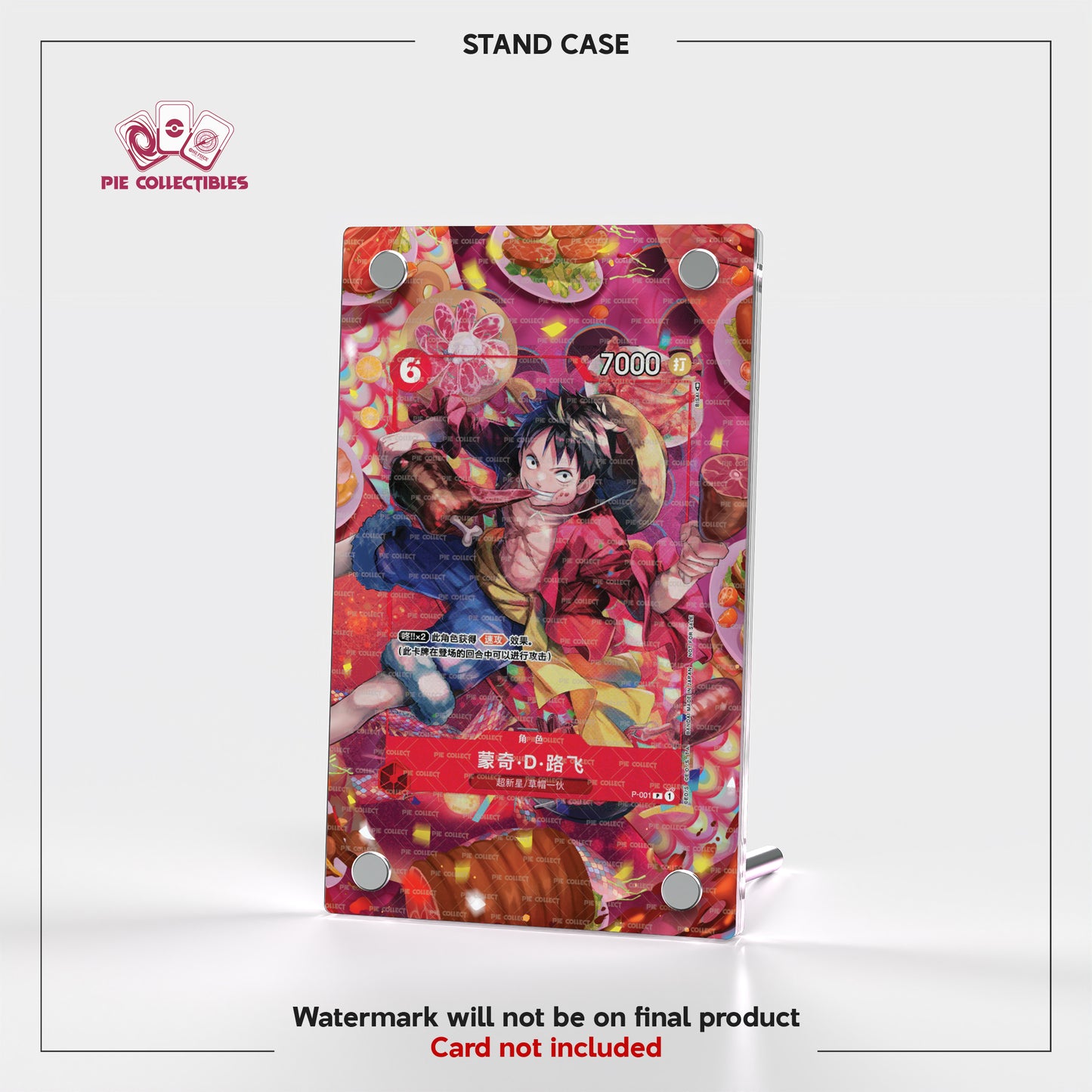 Monkey D Luffy - P-001 - Extended Art Display Case