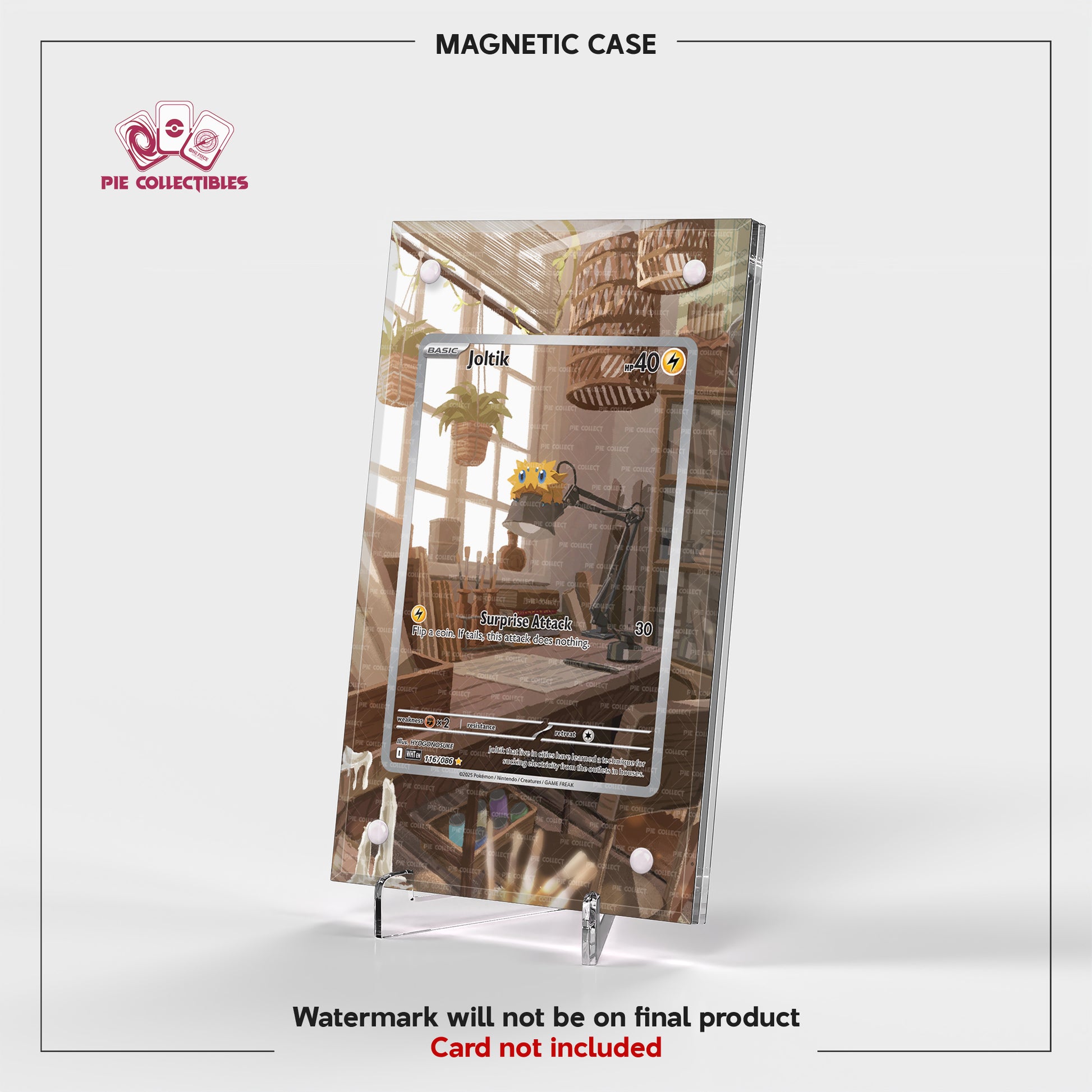 Joltik - 116/086 - White Flare - Extended Artwork Display Case