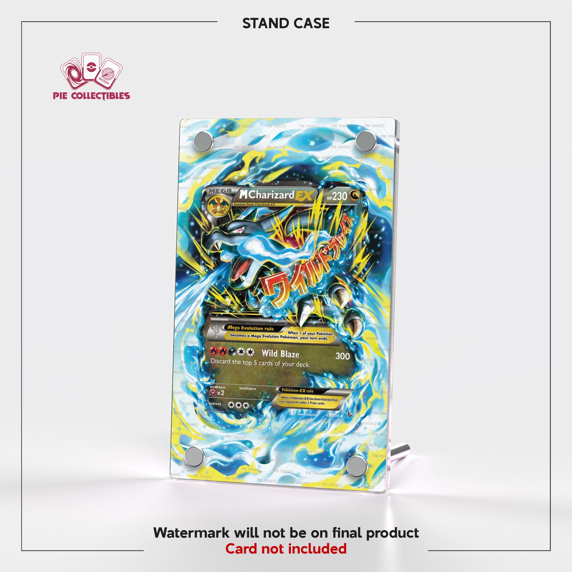 M Charizard EX - 69/106 - Flashfire - Extended Artwork Display Case