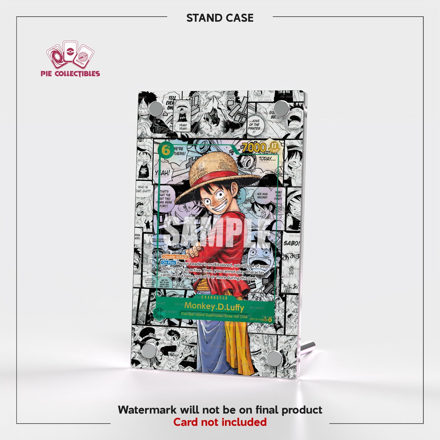 Monkey D Luffy - OP13-118 - MANGA ENGLISH - Extended Art Display Case
