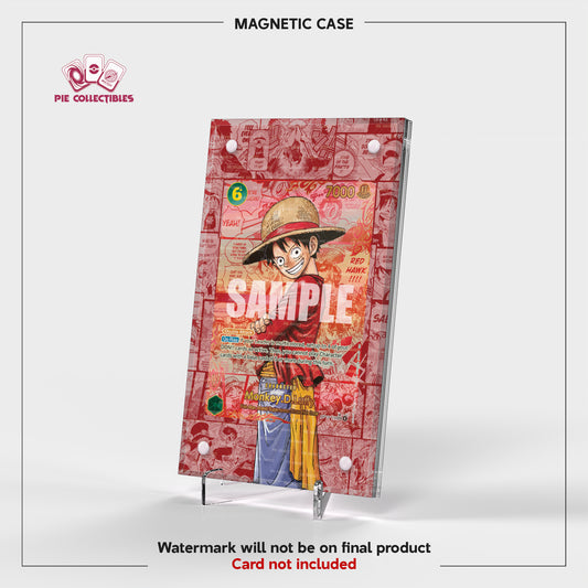 Monkey D Luffy - OP13-118 - RED MANGA ENGLISH - Extended Art Display Case