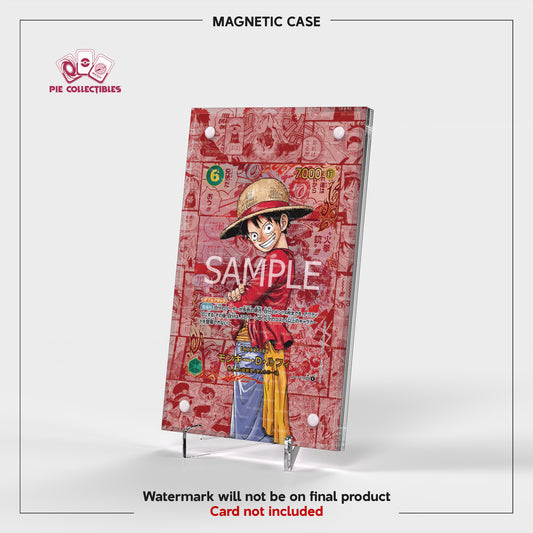Monkey D Luffy - OP13-118 - RED MANGA JAPAN - Extended Art Display Case
