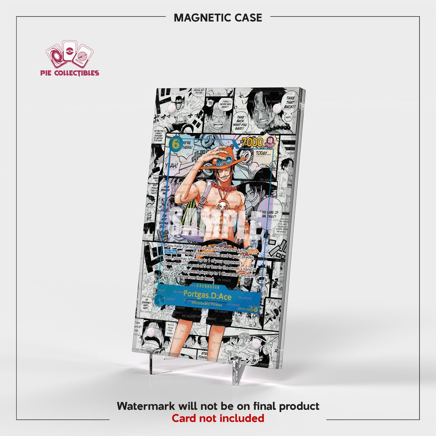 Portgas D Ace - OP13-119 - MANGA ENGLISH - Extended Art Display Case