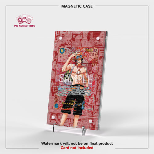 Portgas D Ace - OP13-119 - RED MANGA JAPAN - Extended Art Display Case