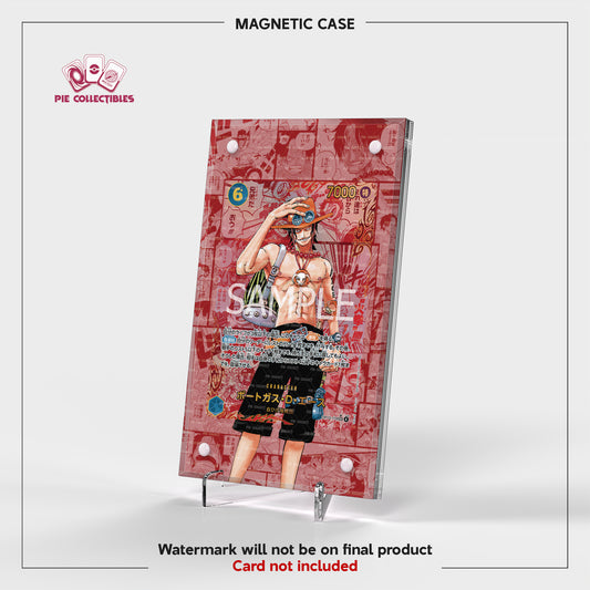 Portgas D Ace - OP13-119 - RED MANGA JAPAN - Extended Art Display Case