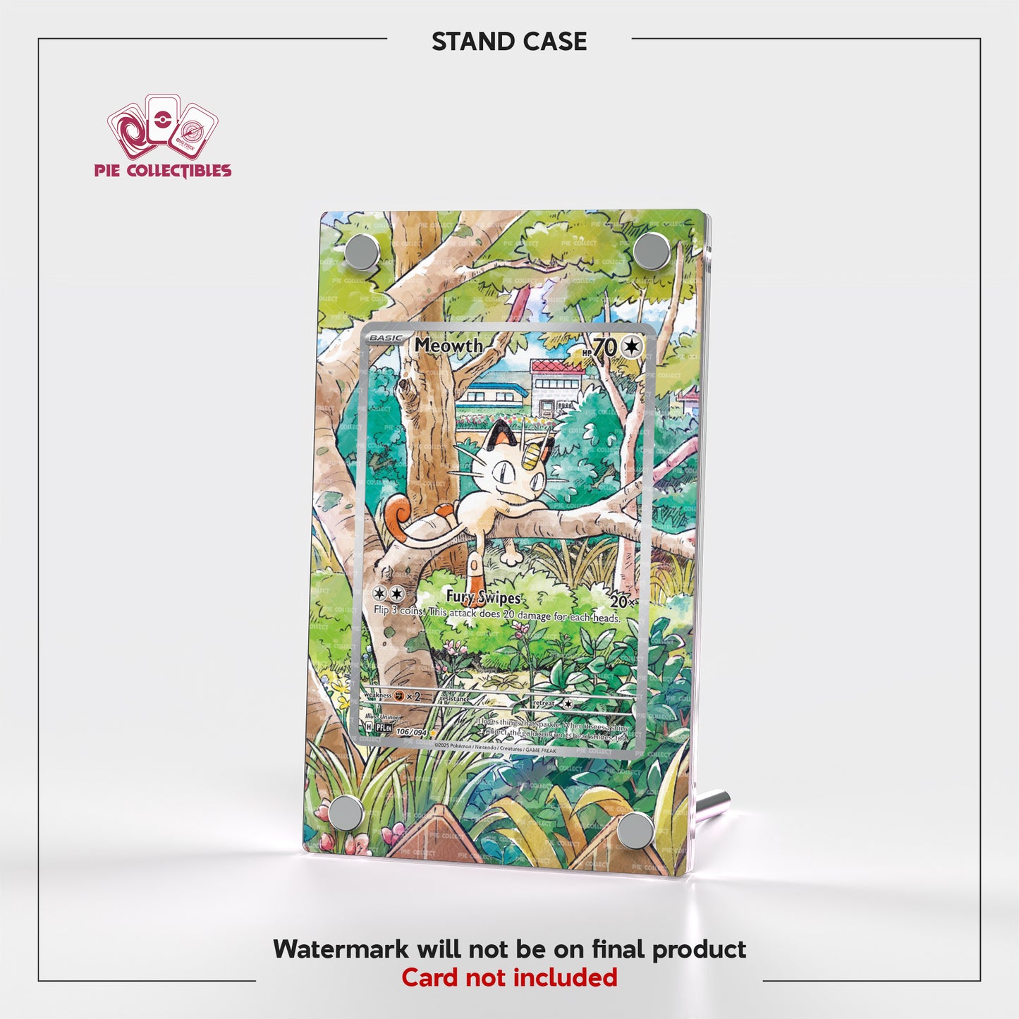 Meowth - 106/094 - Phantasmal Flames - Extended Art Display Case