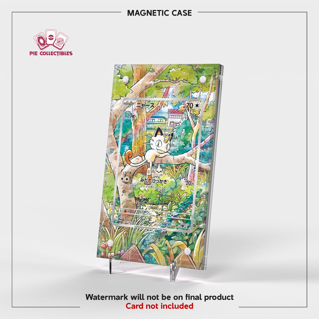 Meowth Promo - 192/SV-P - Scarlet & Violet - Extended Artwork Display Case