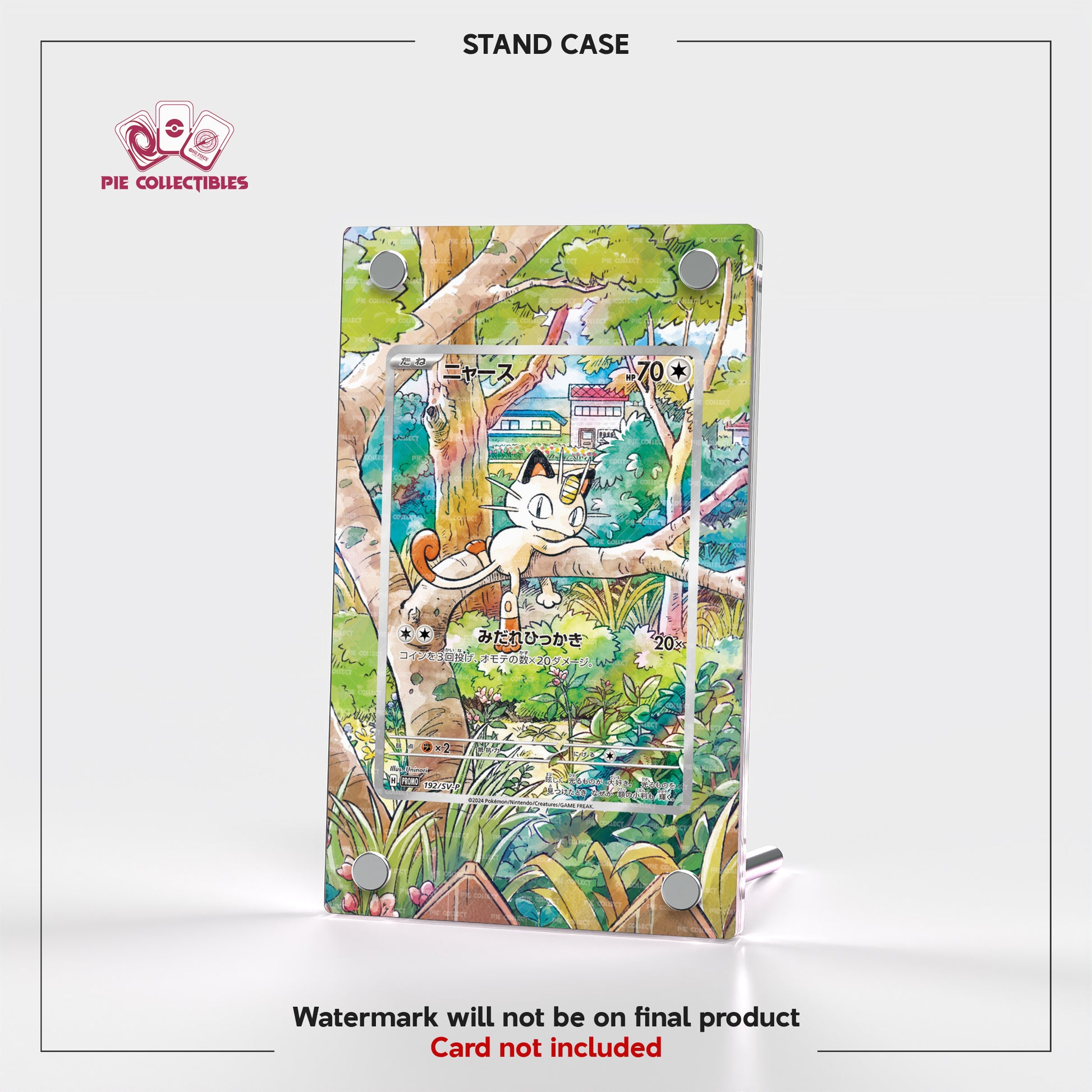 Meowth Promo - 192/SV-P - Scarlet & Violet - Extended Artwork Display Case