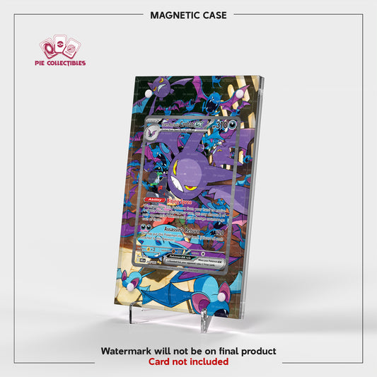 Team Rocket's Crobat EX - 234/182 - Destined Rivals - Extended Art Display Case