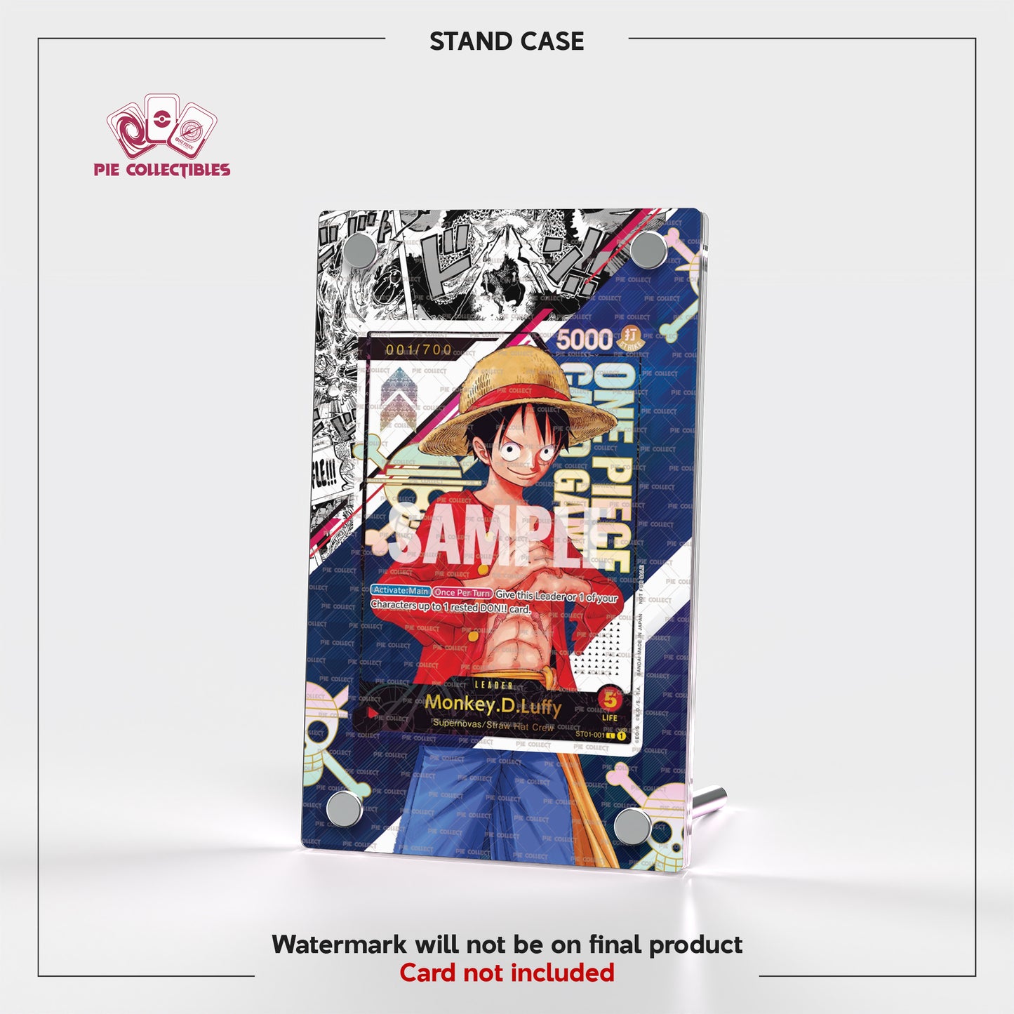 Monkey D Luffy - ST01-001 - Extended Art Display Case