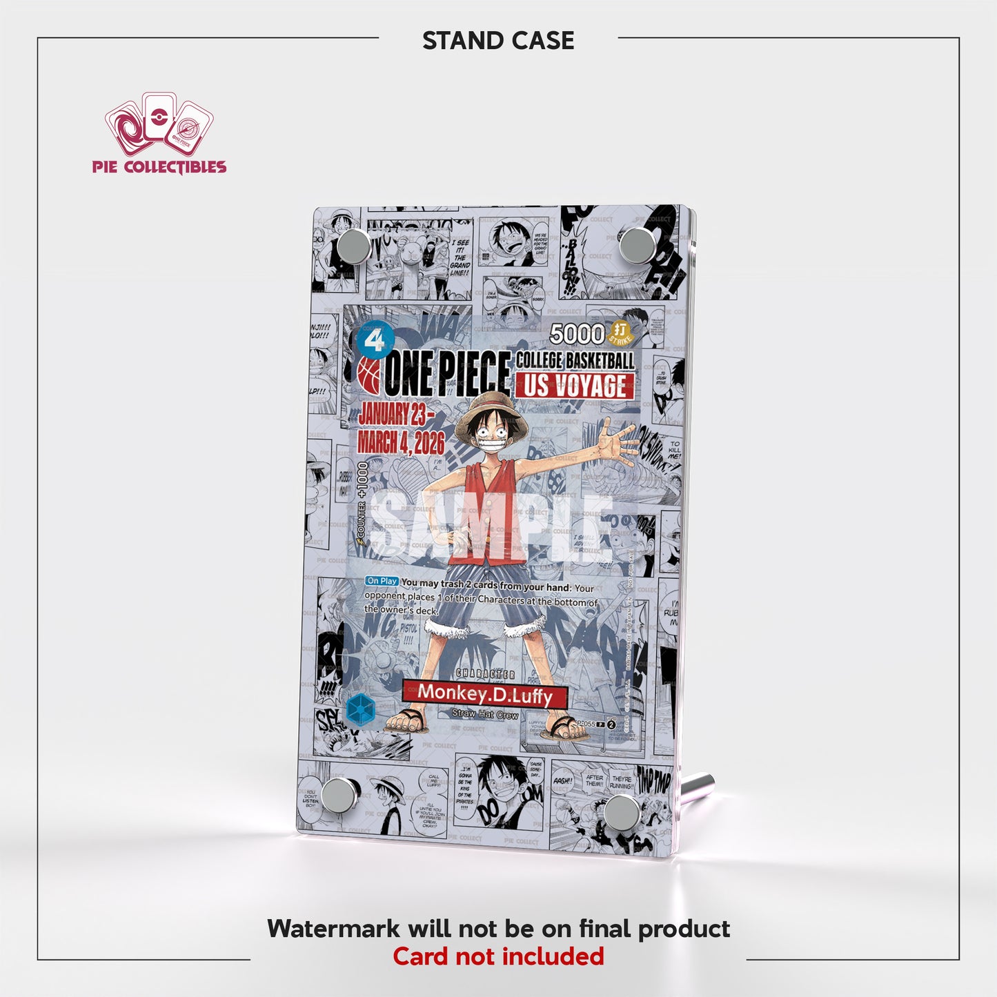 Monkey D Luffy - P-055 - MANGA ENGLISH - Extended Art Display Case