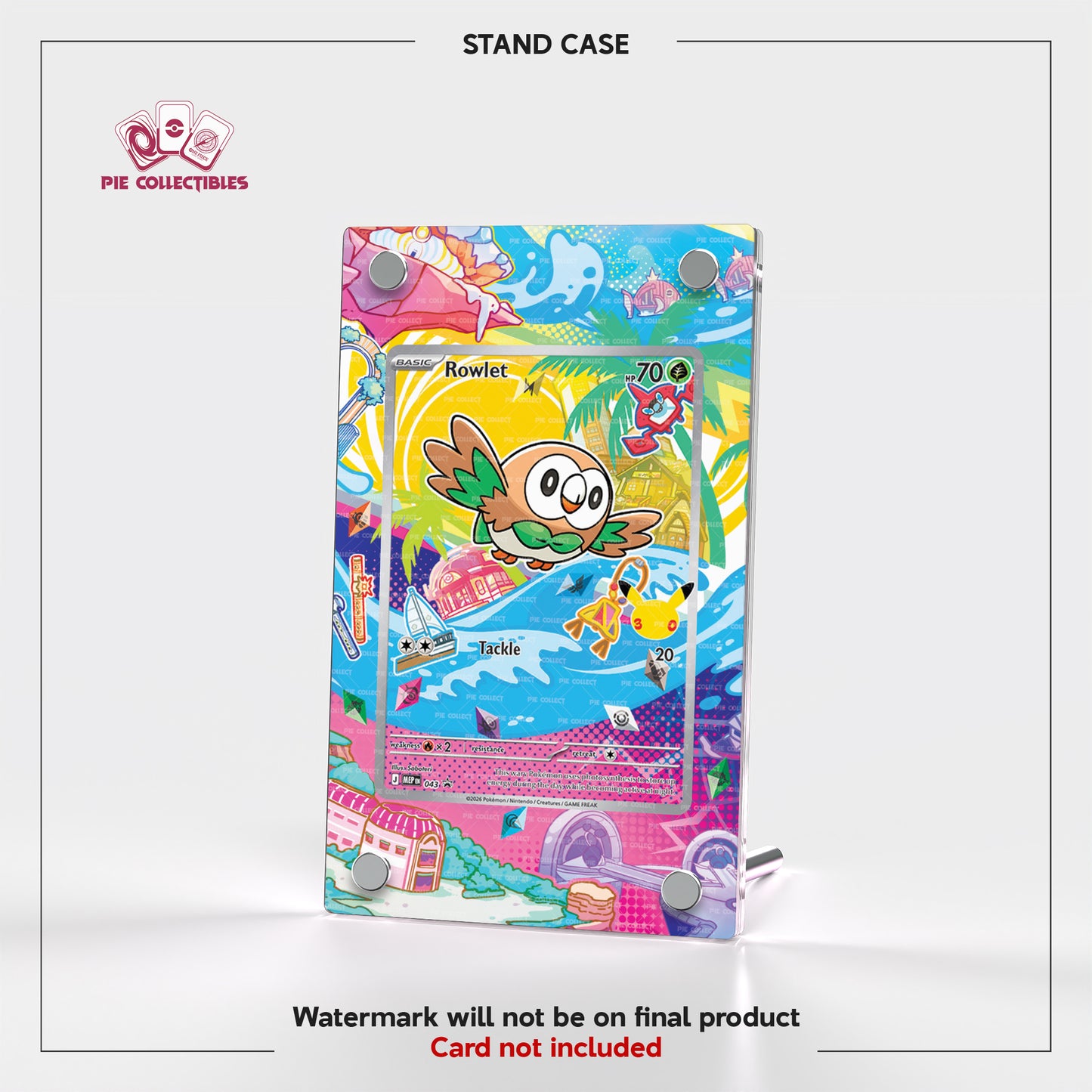 Rowlet - 043-MEP - 30 Anniversary - VER 2 - Extended Art Display Case