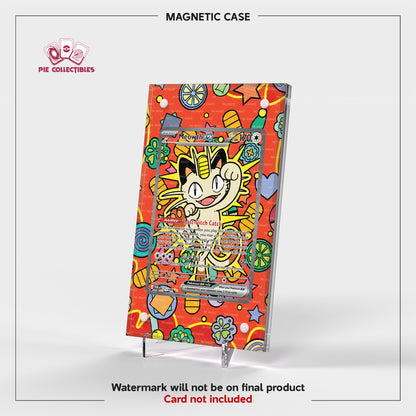 Meowth EX - 121/088 - Perfect Order - Extended Art Display Case