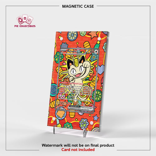 Meowth EX - 121/088 - Perfect Order - Extended Art Display Case
