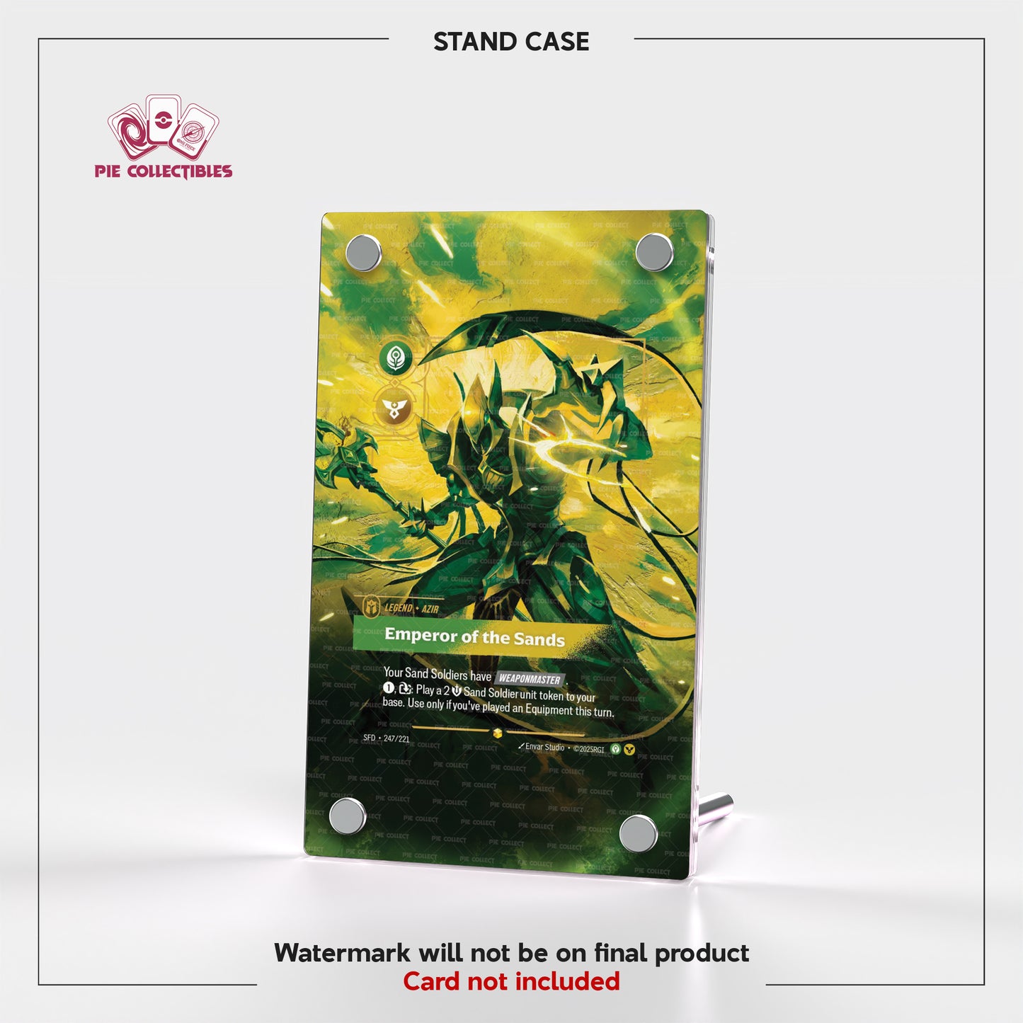 Azir-Emperor of the Sands - SFD-247/221 - Extended Art Display Case