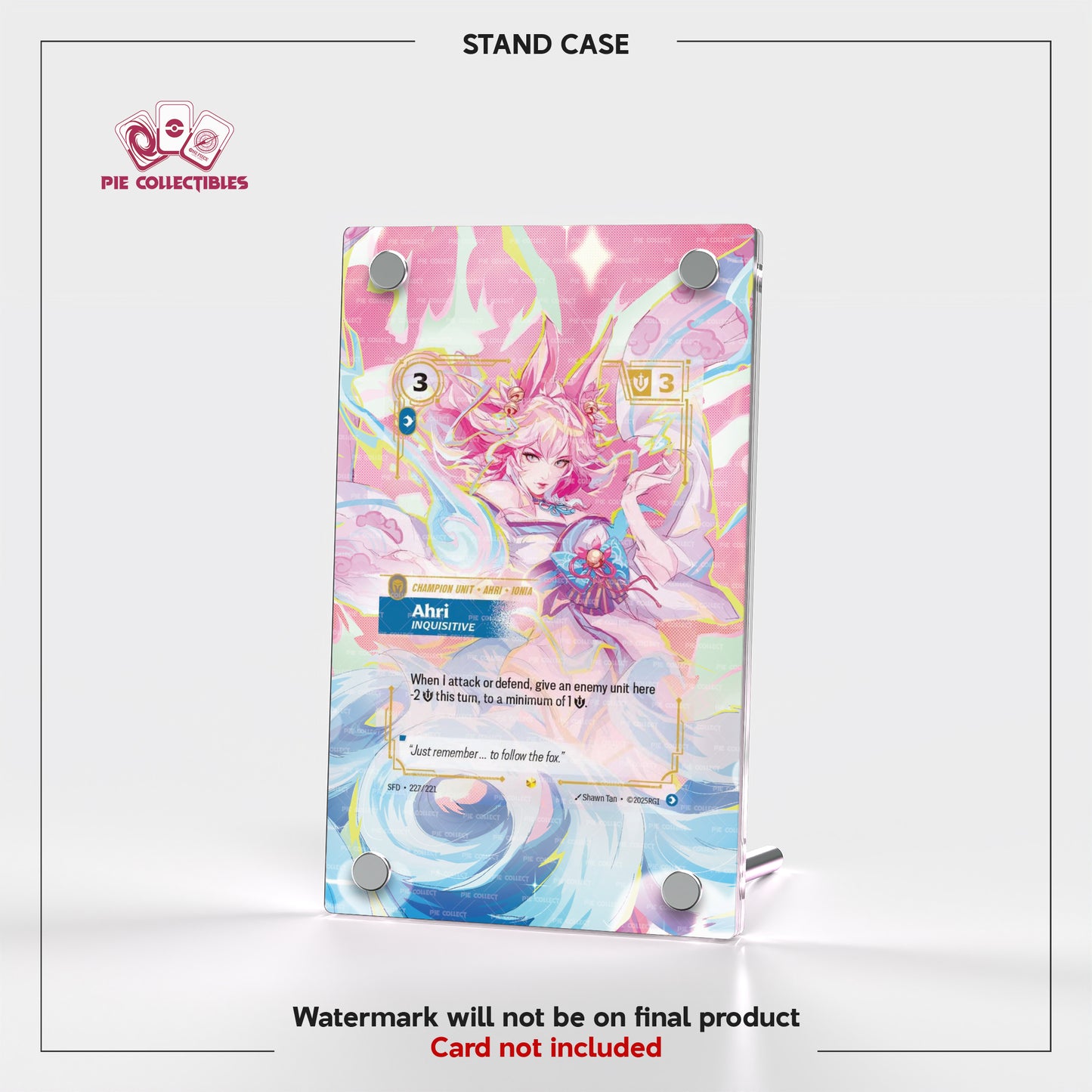 Ahri-Inquisitive - SFD-227/221 - Extended Art Display Case
