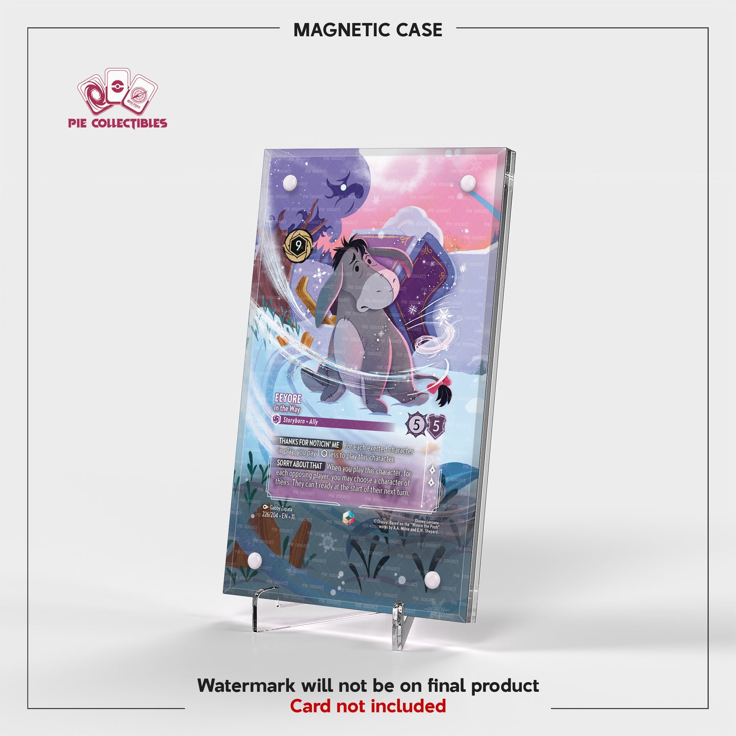 Eeyore-In the Way (Enchanted) - Winterspell - Extended Art Display Case