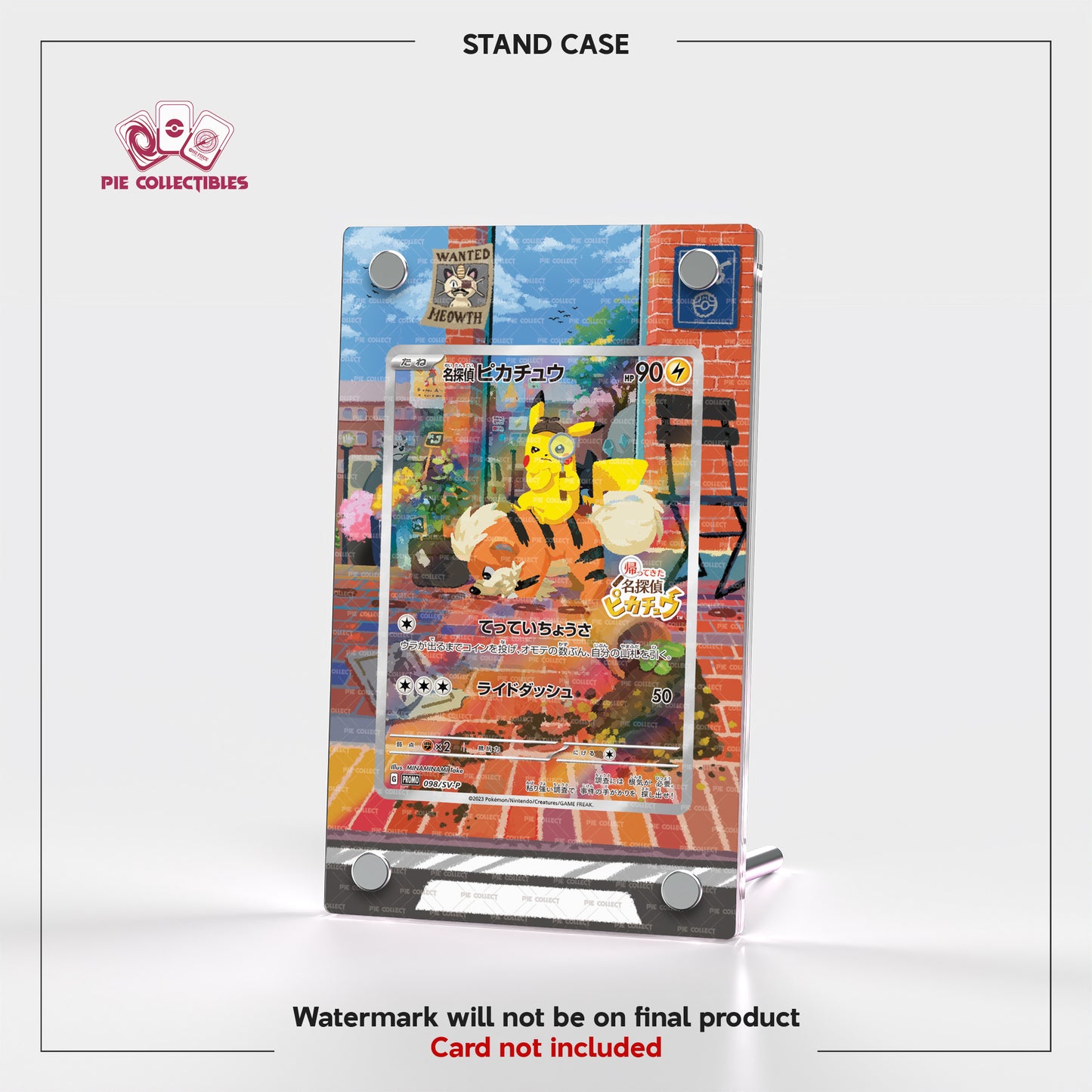 Detective Pikachu - PROMO - 098/SV-P - Extended Artwork Display Case