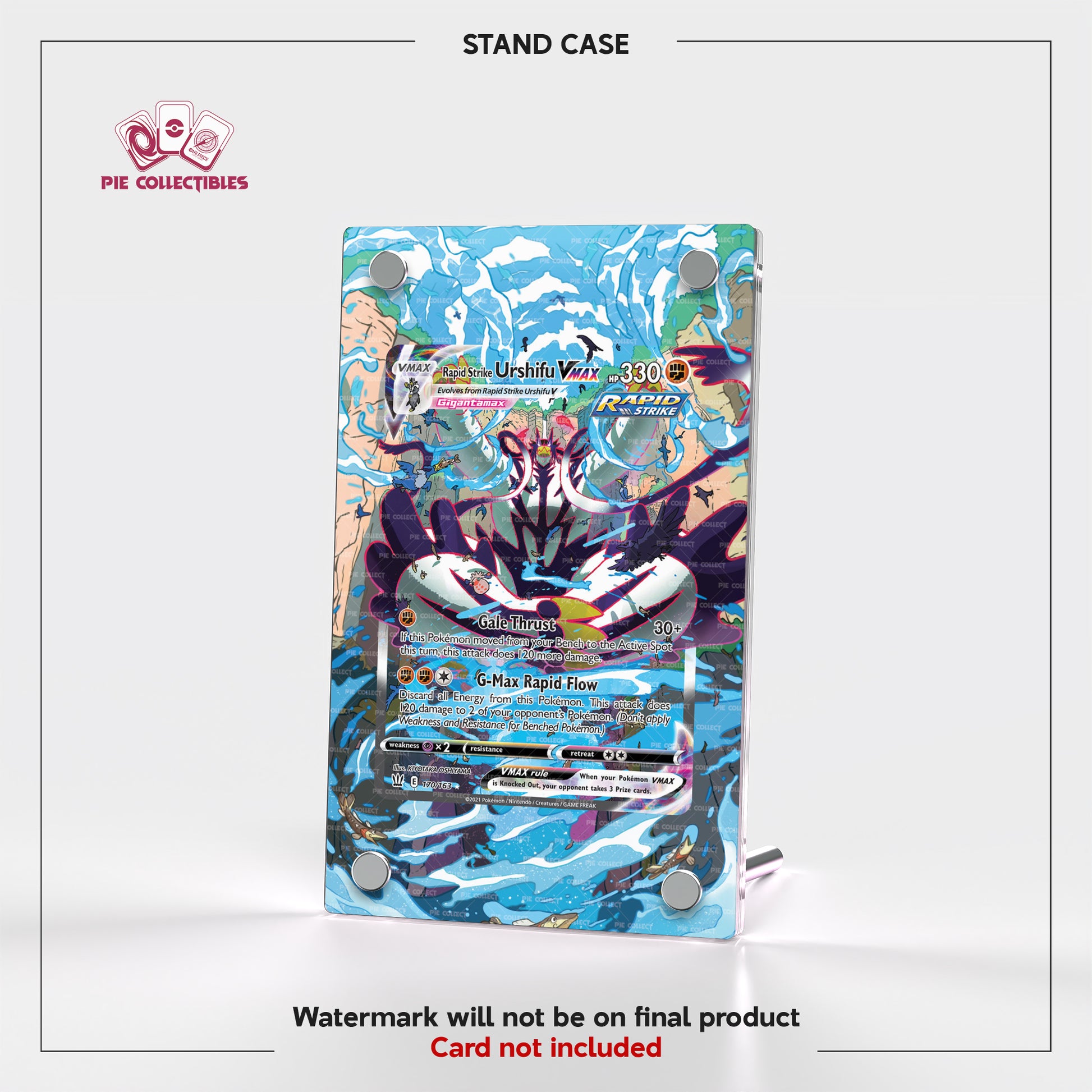Rapid Strike Urshifu VMAX - 170/163 - Battle Styles - Extended Artwork Display Case