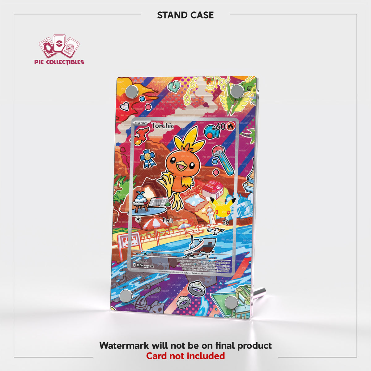 Torchic - 056 - MEP - 30 Anniversary - Extended Art Display Case