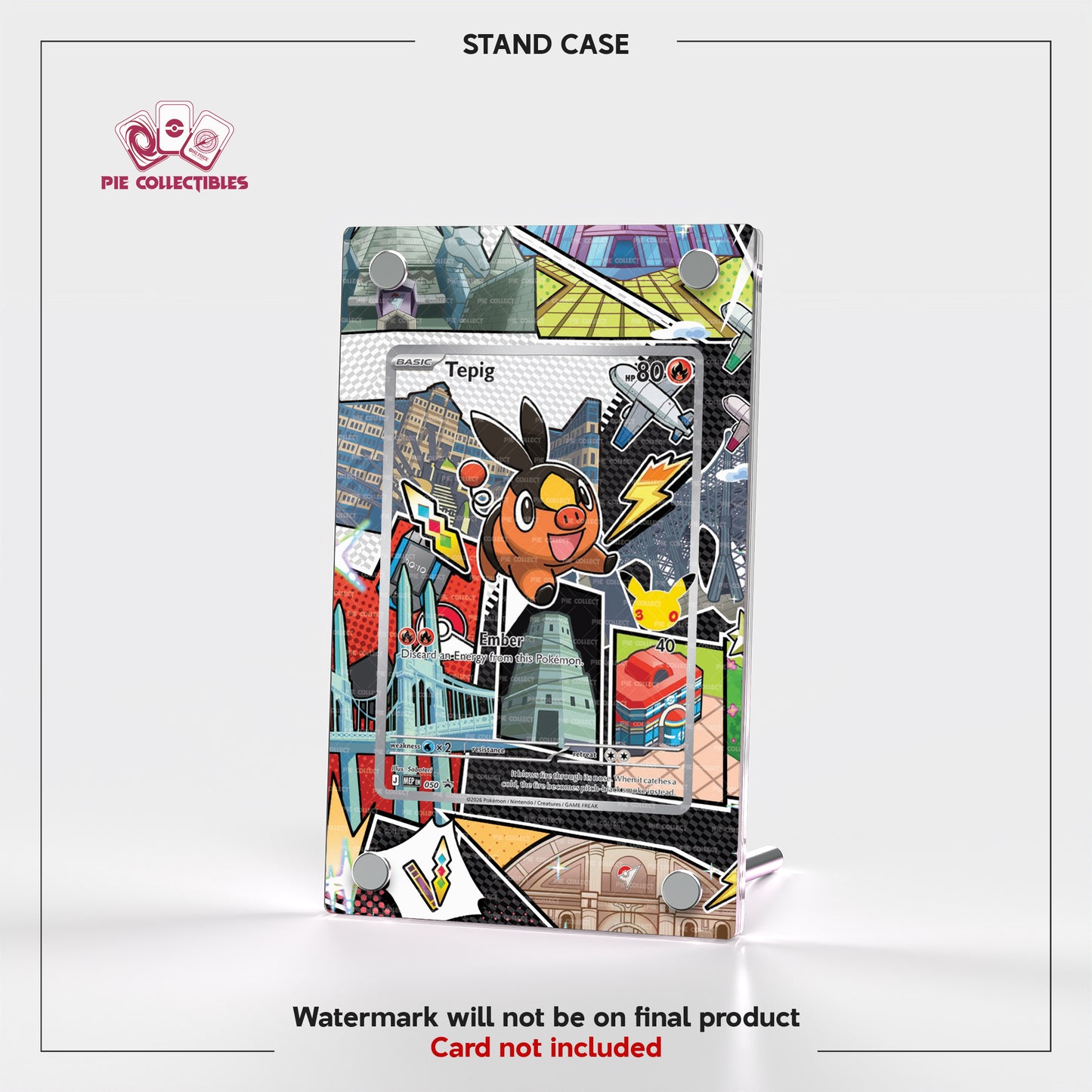 Tepig - 050-MEP - 30 Anniversary - Extended Art Display Case