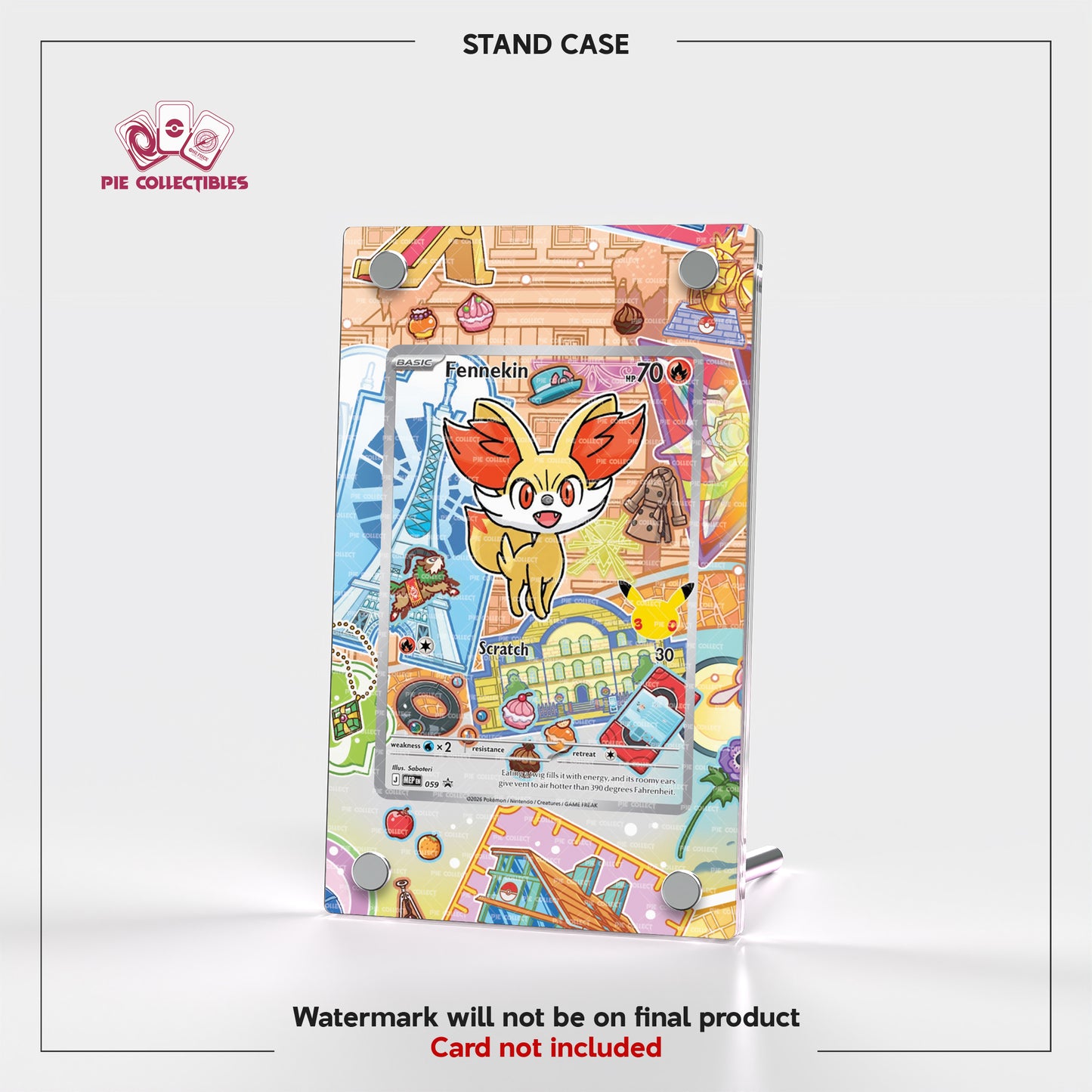 Fennekin - 059-MEP - 30 Anniversary - Extended Art Display Case