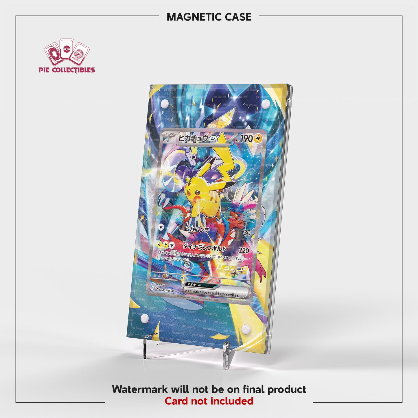 Pikachu - 001/030 - WCS23 Yokohama - Extended Art Display Case