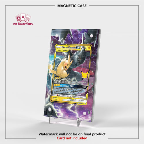 Pikachu & Zekrom GX - 033/128 - 30 Anniversary - Extended Art Display Case