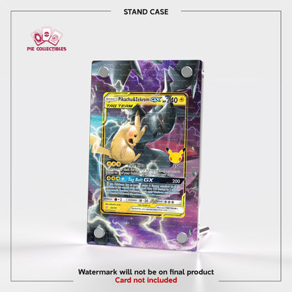 Pikachu & Zekrom GX - 033/128 - 30 Anniversary - Extended Art Display Case