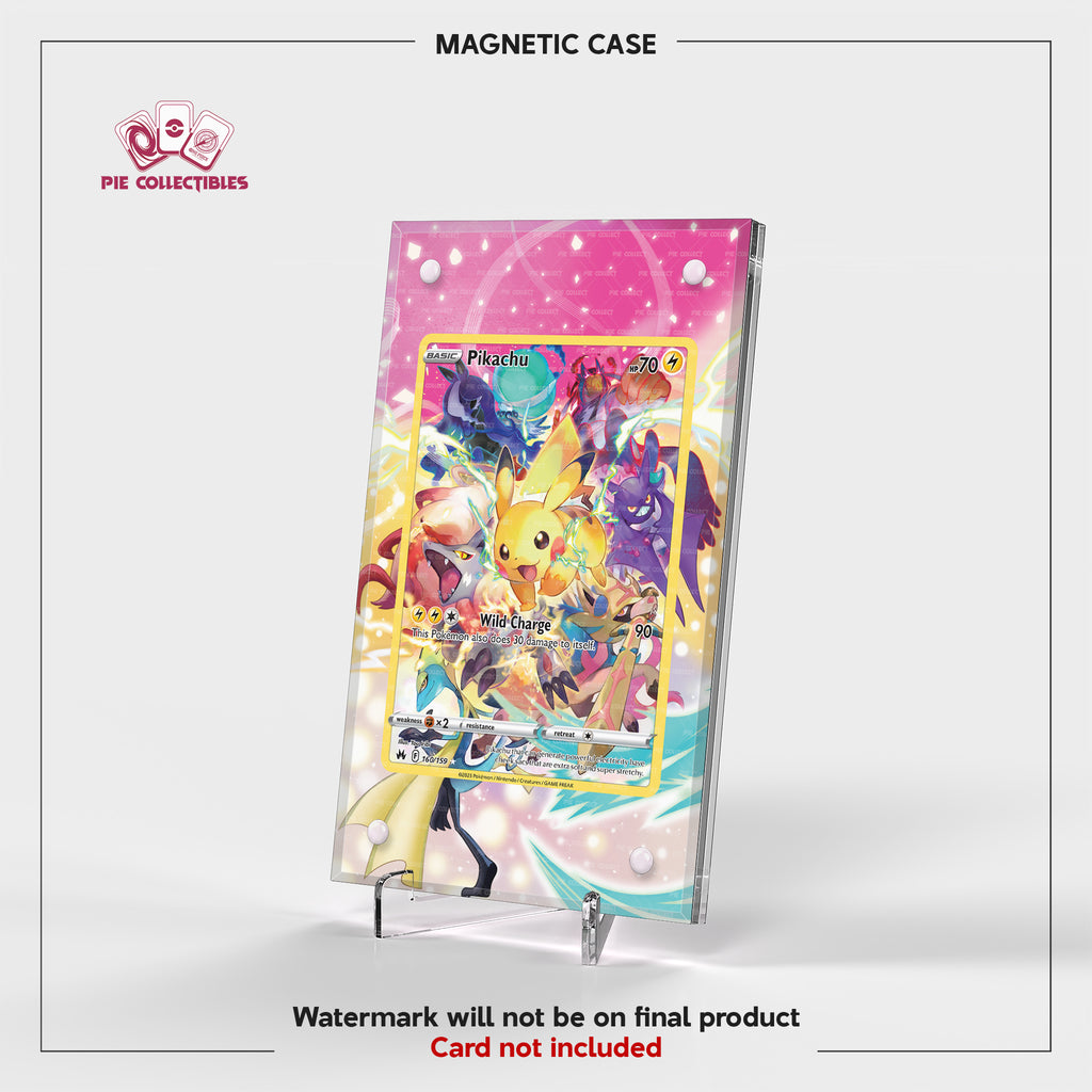 Pikachu - 160/159 - Crown Zenith - Extended Artwork Display Case