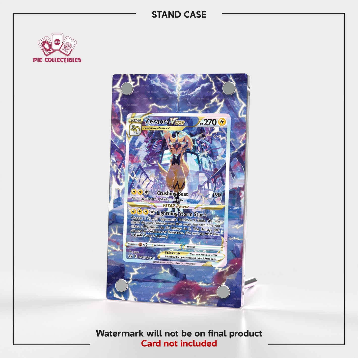 Zeraora - 151/142 - Stellar Crown - Extended Art Display Case