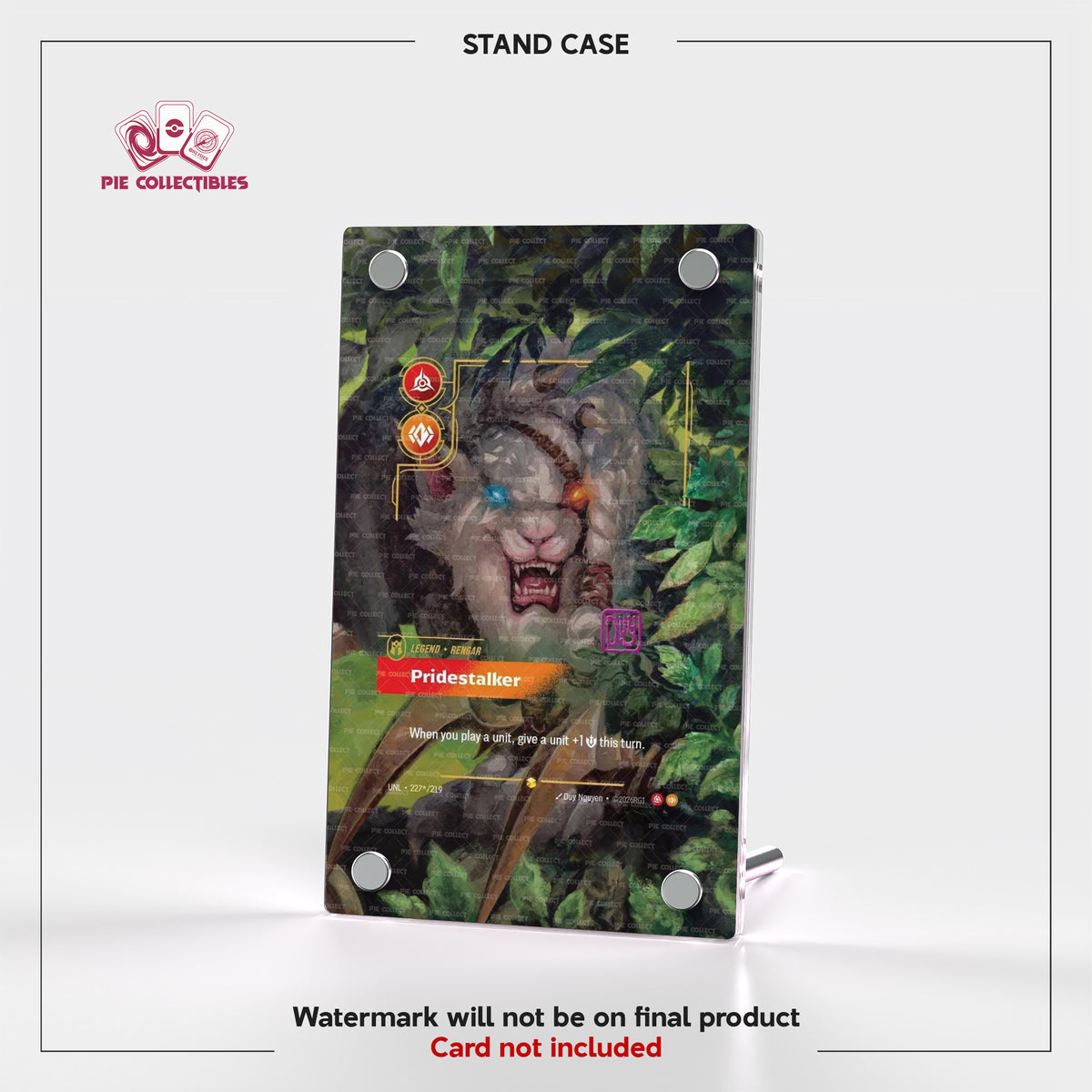 Rengar, Pridestalker - 227/219 - Unleashed - Extended Art Display Case