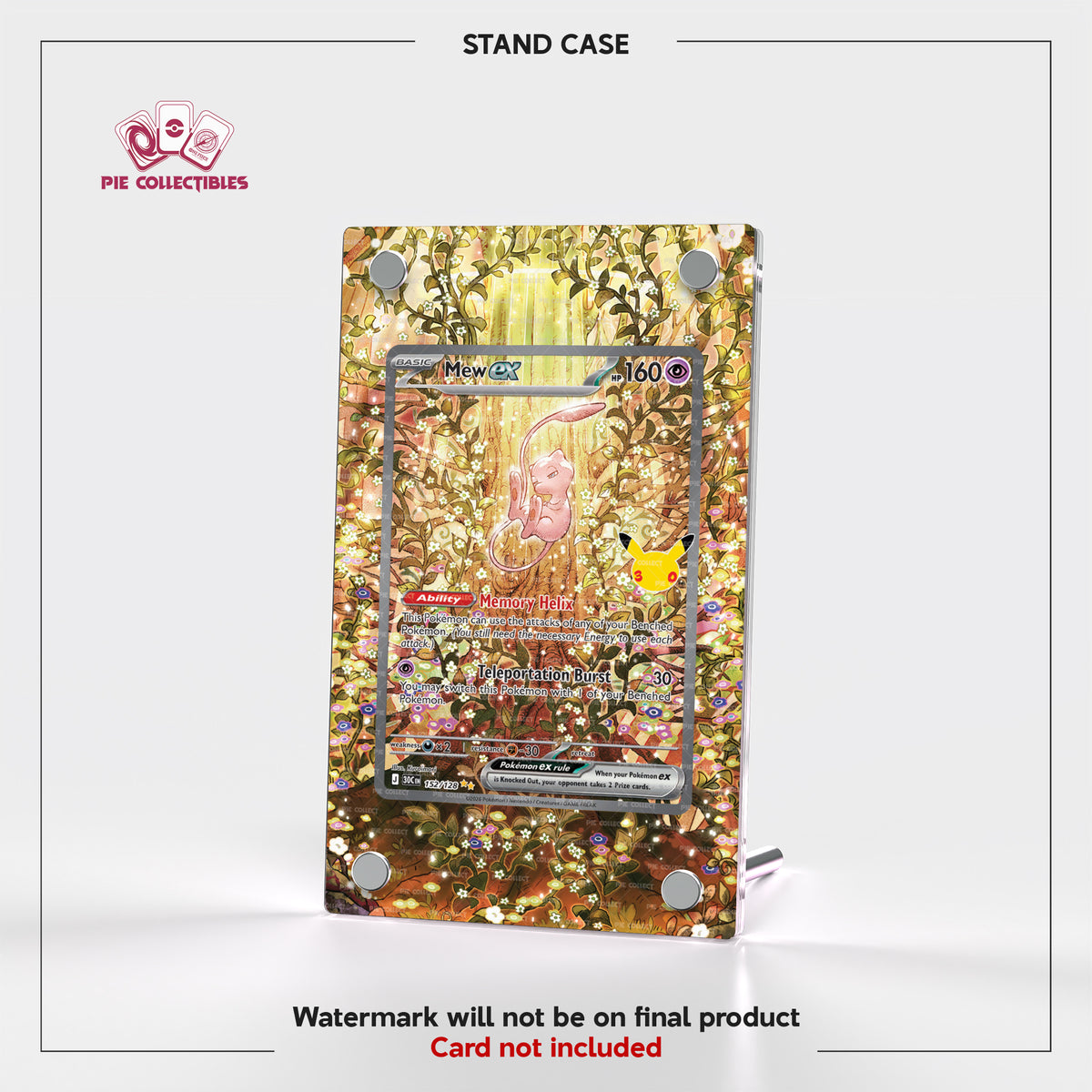 Mew EX - 152/128 - 30 Celebration - Extended Art Display Case