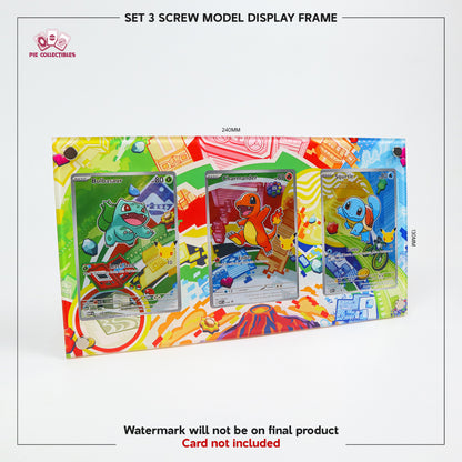 SET 3 Screw Display Frame - FIRST PARTNER COLLECTION (GEN 1) - Extended Art Display Case